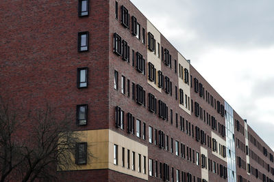 Low angle view of building against sky