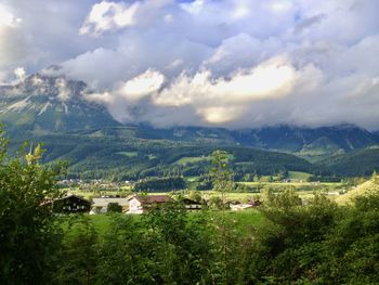 Low cloud over the austrian alps 