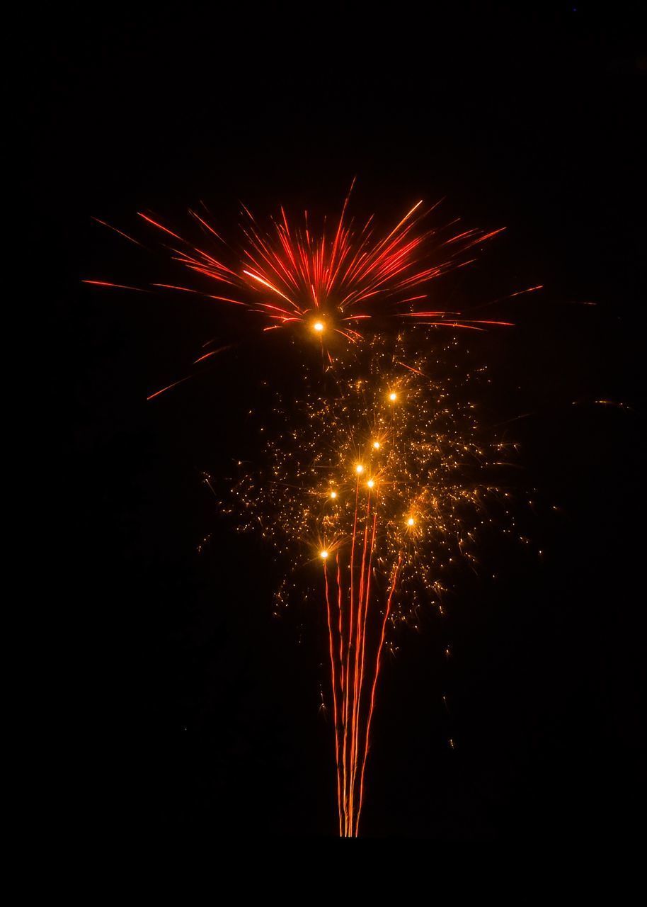 FIREWORK DISPLAY AT NIGHT