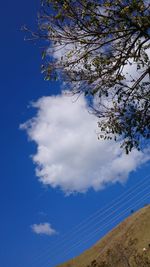 Scenic view of landscape against cloudy sky