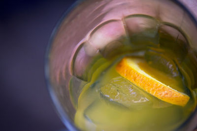 Close-up of drink in glass