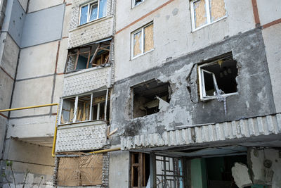 Low angle view of old building