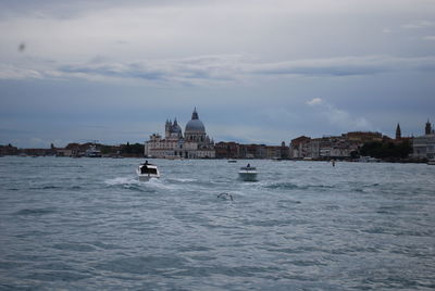 Scenic view of sea against sky. venice, italy 