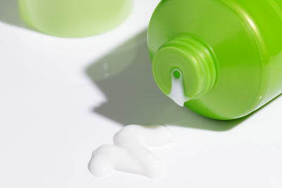 Close-up of equipment on white background