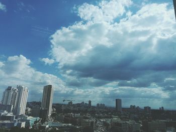 Cityscape against sky