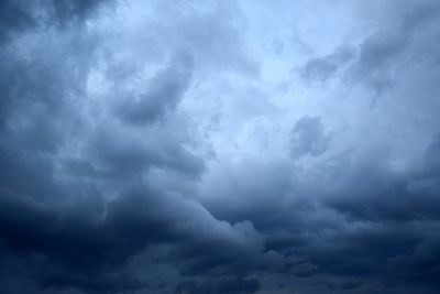 Low angle view of cloudy sky