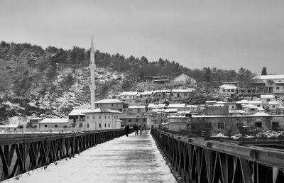 Panoramic view of city against sky