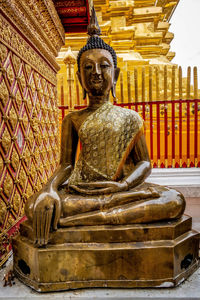 Low angle view of temple