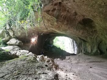 Scenic view of cave