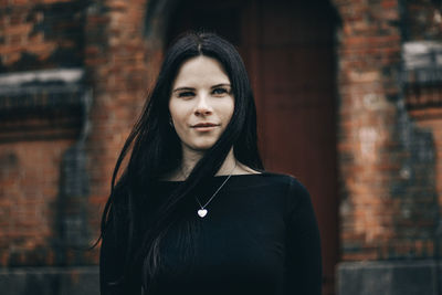 Portrait of a beautiful young woman