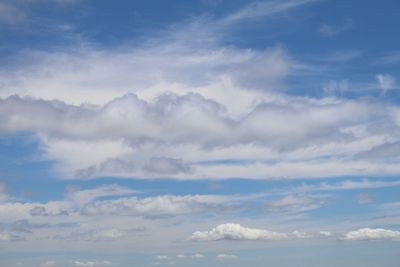 Full frame shot of cloudy sky