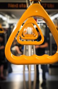 Close-up of coin-operated binoculars