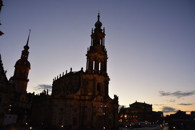 View of buildings in city against sky