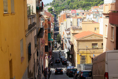 View of city street