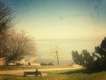 Scenic view of landscape against sky