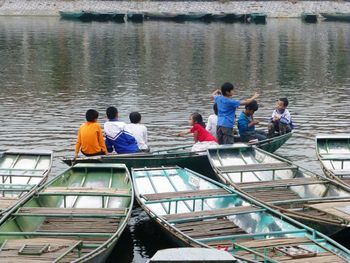 Boat in sea