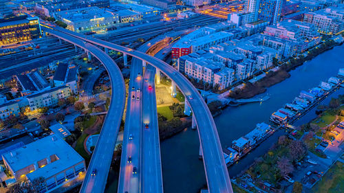 San diego california skyline at night