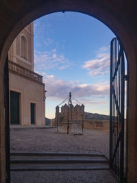 Low angle view of historical building against sky