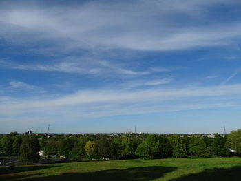 Scenic view of landscape against sky