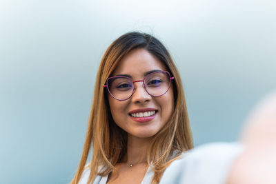 Portrait of young woman