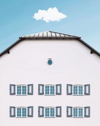Low angle view of building against sky
