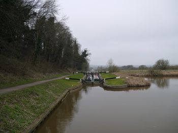 Boats in river