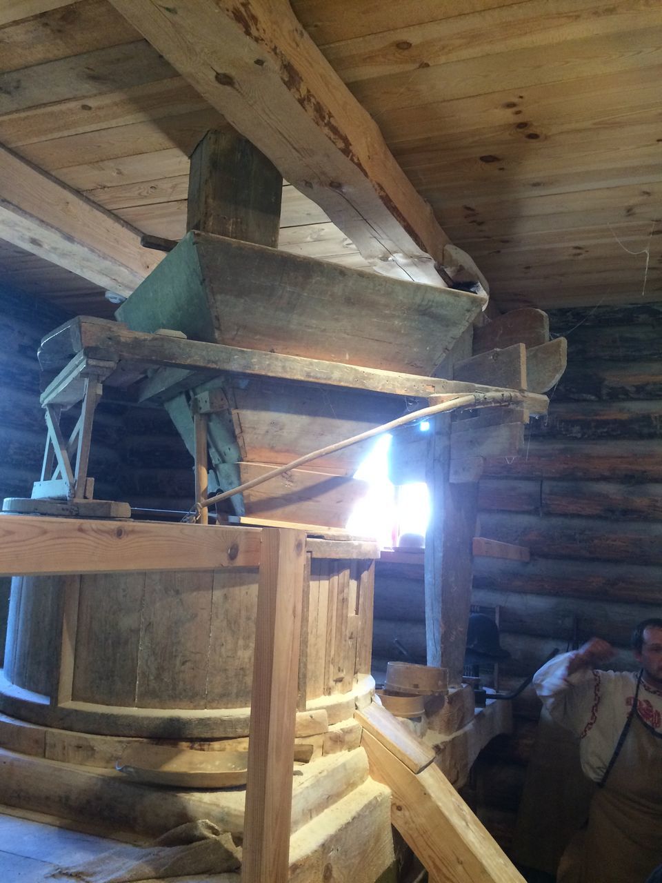 wood - material, wooden, wood, built structure, sunlight, abandoned, old, indoors, architecture, damaged, house, no people, day, run-down, plank, obsolete, weathered, destruction, railing