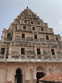 Low angle view of historical building against sky