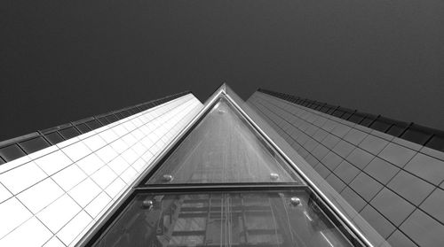 Low angle view of modern office building