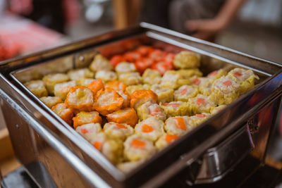 Close-up of food for sale