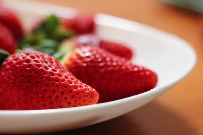 Close-up of strawberries