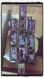 Close-up of objects on table