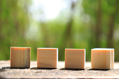 Close-up of toy on table