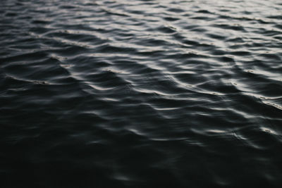 Full frame shot of rippled water