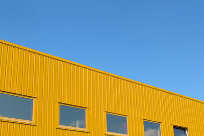 Built structure against clear blue sky