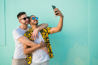 Young man using mobile phone