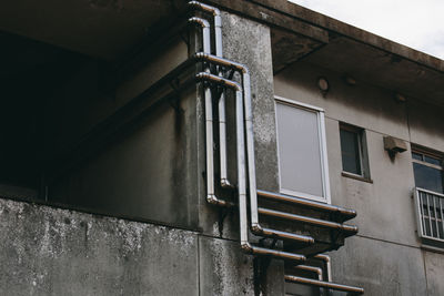 Low angle view of old building