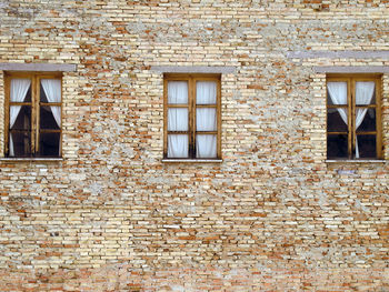 Full frame shot of brick wall