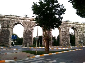 Low angle view of historical building