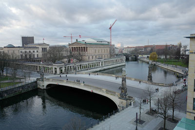 View to berlin museum island from above
