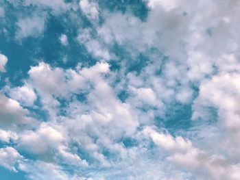 Low angle view of clouds in sky