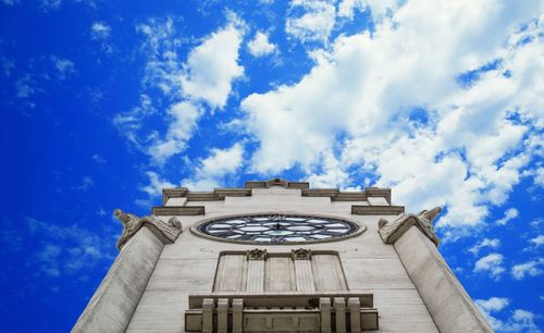 Low angle view of cathedral against sky