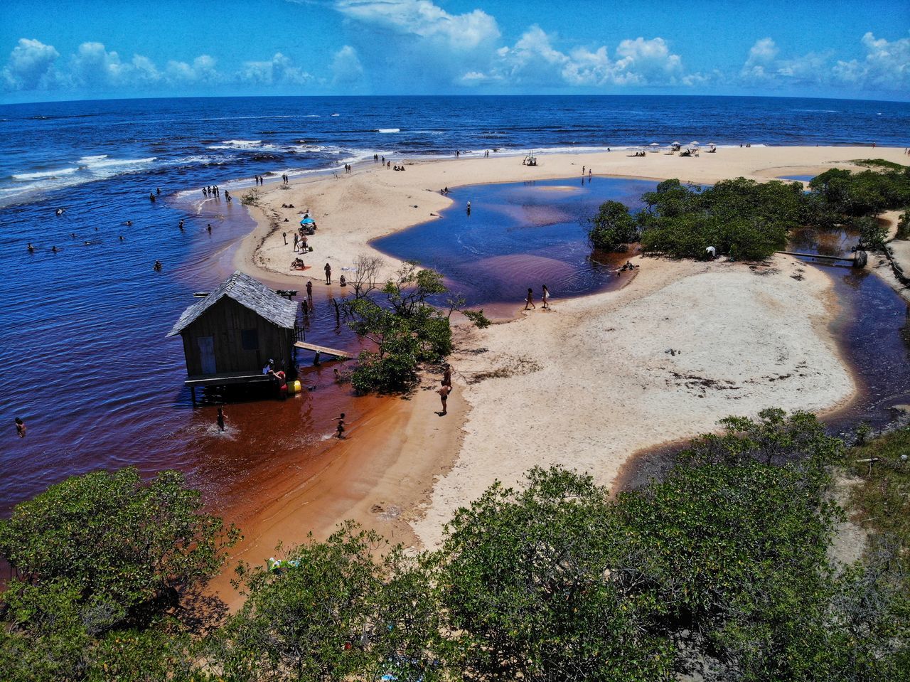 water, sea, land, beach, coast, nature, shore, sky, ocean, scenics - nature, architecture, vacation, plant, beauty in nature, body of water, bay, travel destinations, built structure, building exterior, coastline, building, environment, tree, sand, travel, landscape, cloud, blue, no people, holiday, tourism, cove, outdoors, house, day, high angle view, trip, tranquility, horizon over water, tropical climate, island, tranquil scene, horizon