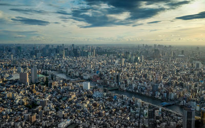 Aerial view of cityscape