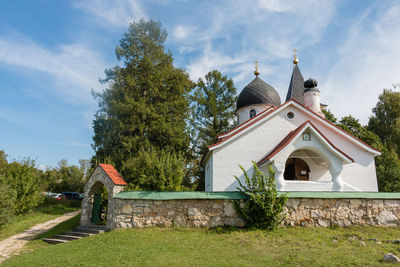 Temple against sky