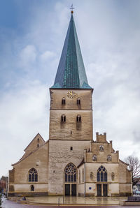 Low angle view of building against sky