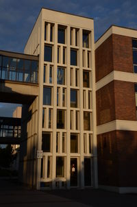 Low angle view of building against sky