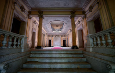 Staircase in historic building