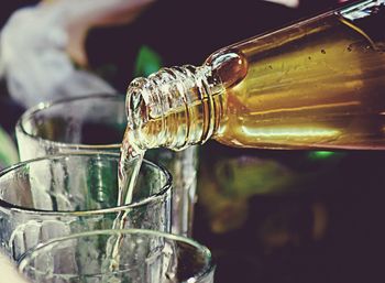 Close-up of drink on table