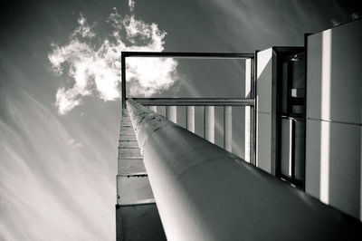 Low angle view of built structure against sky